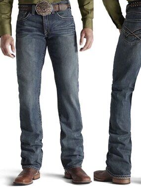 Ariat Mens M5 Slim Deadrun Stackable Straight Leg Jean 36 x 32